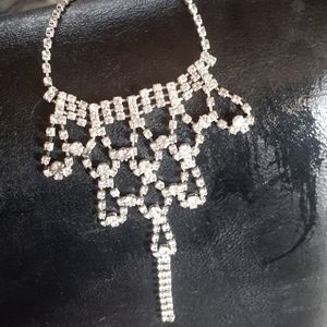 Rhinestone choker